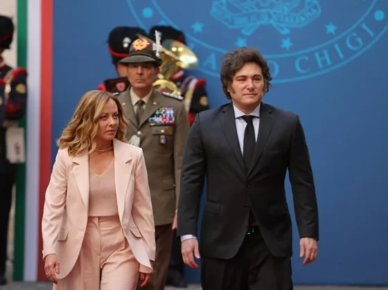 Milei y Meloni cenaron en el Palacio Chigi para profundizar su alianza geopolítica