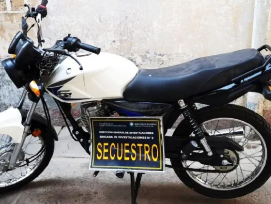Orán: la policía logró recuperar una moto que había sido robada