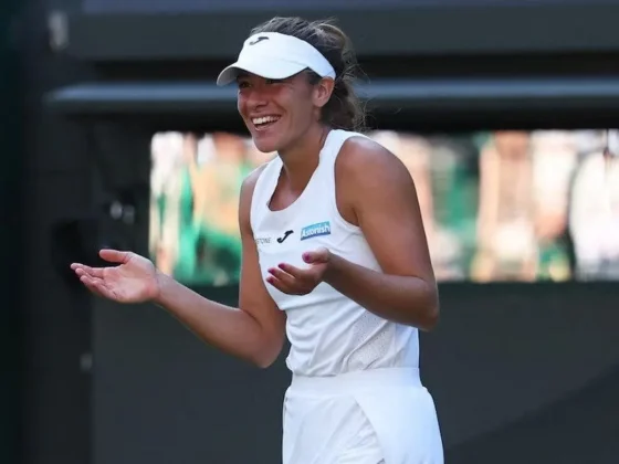 Wimbledon: Solana Sierra derrota a la británica Boulter y hace historia para el tenis argentino