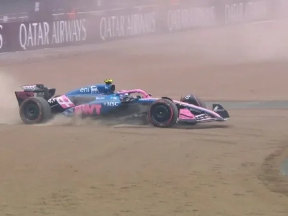 Franco Colapinto sufrió un accidente en la clasificación del GP de Gran Bretaña