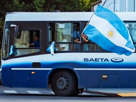 Servicio de colectivos por el feriado nacional de mañana 9 de julio