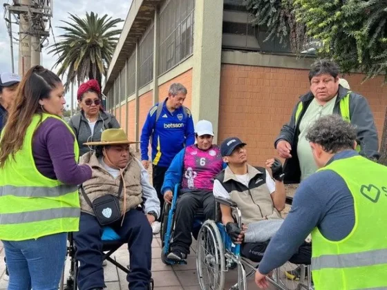 Se relevó el circuito de rampas de accesibilidad en zona sur