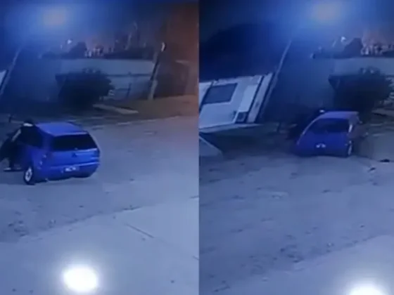 Inédito robo en La Plata: empujaron un auto durante cuadras para llevárselo