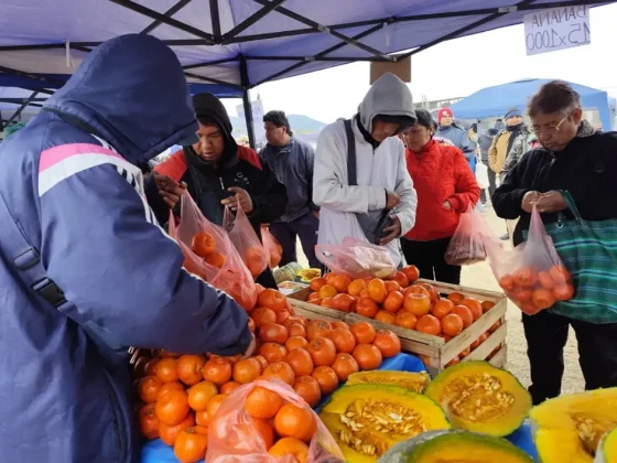 “El Mercado en tu Barrio” suspendido en Santa Lucía por las lluvias