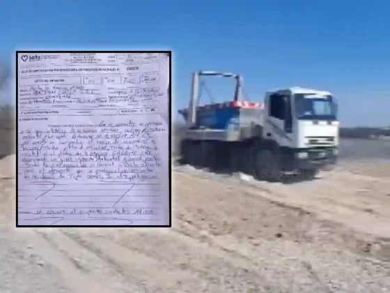 La empresa acusada de arrojar basura donde se produjo el incendio en 20 de Junio, ahora lo hizo en el río Arias
