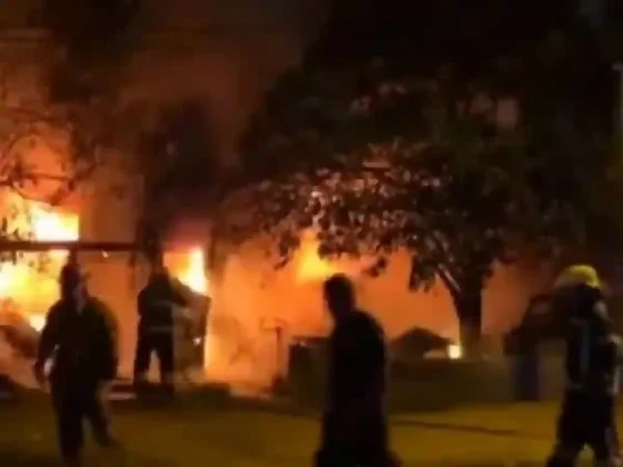 Castañares: se incendió una casa y murió un hombre