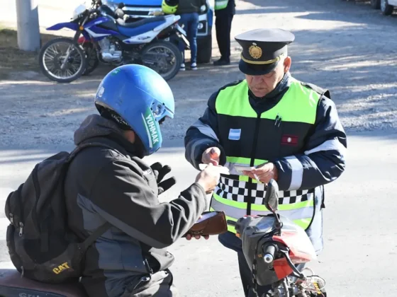 La Municipalidad refuerza los controles de tránsito para motociclistas en zona San Luis