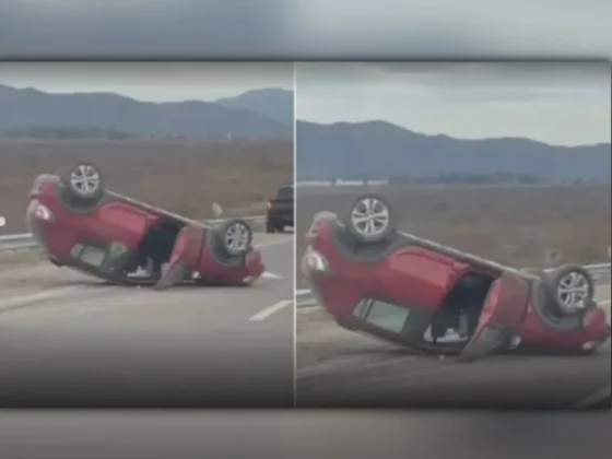 Violento vuelco en la Circunvalación Oeste: una joven salteña fue hospitalizada en estado crítico