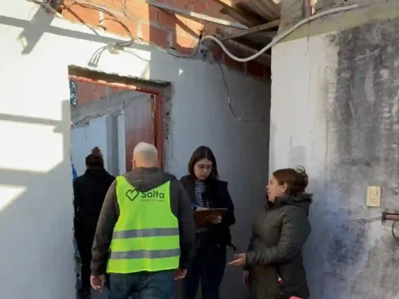 Tras el fuerte viento, personal de Desarrollo Social releva la situación en los barrios