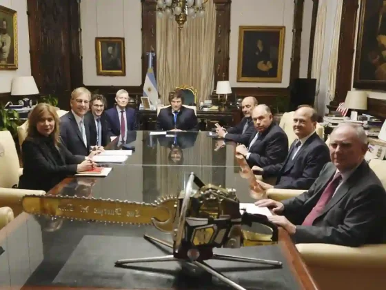Casa Rosada fue sede de la reunión entre Milei y directivos de Glencore