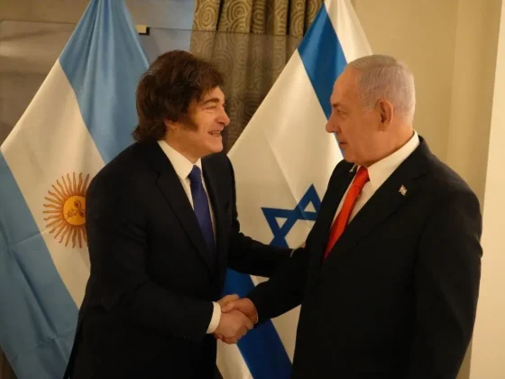 Javier Milei se reunió en Nueva York con Benjamin Netanyahu
