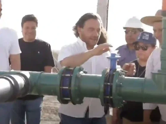 “Vemos que la obra no avanza”: Gustavo Sáenz le reclamó a Nación por la planta depuradora de Cafayate