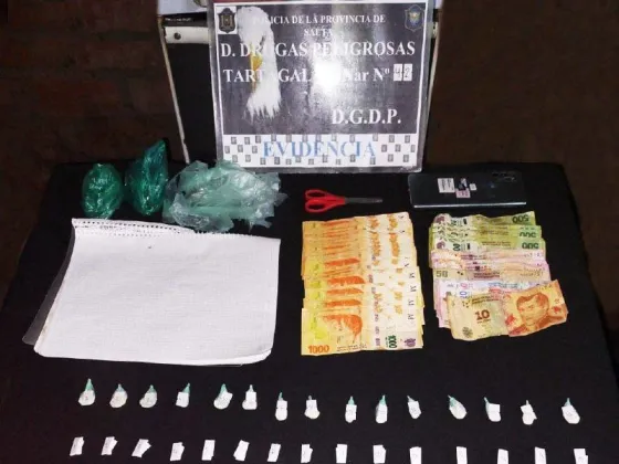 Tres salteños fueron detenidos por vender cocaína en su casa