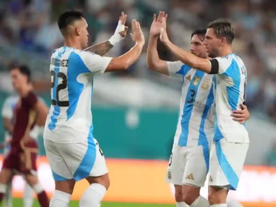 Argentina le ganó a Venezuela en su primer amistoso de la gira por Estados Unidos