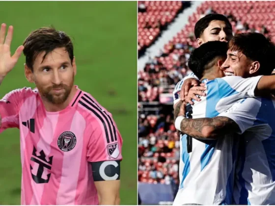 Lionel Messi le mandó un mensaje a la Selección argentina Sub 20 y felicitó a un jugador en particular