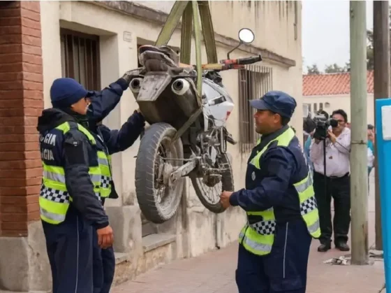 Motociclista borracho chocó, huyó dos veces y fue atrapado por la propia víctima