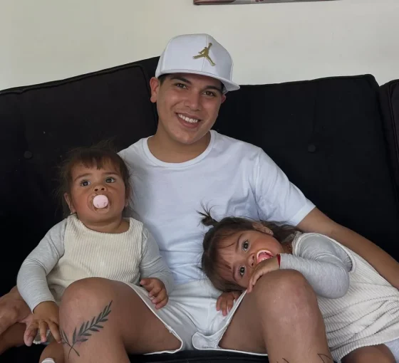 Thiago Medina emocionó a sus seguidores con un tierno posteo dedicado a sus mellizas