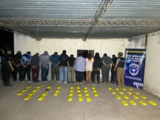 Atraparon a la banda que transportaba droga por la ruta: 11 salteños y un gendarme