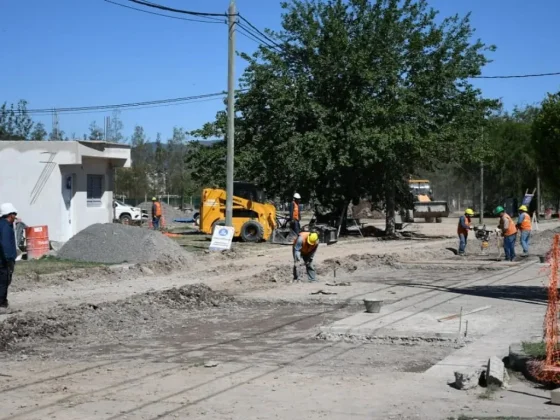 Se realizaron obras de hormigonado en diferentes puntos de la ciudad