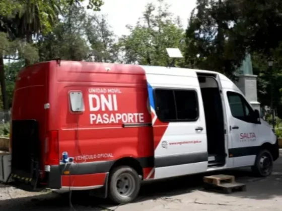 El móvil del Registro Civil realizará operativos de identificación en barrios de Orán y en Capital