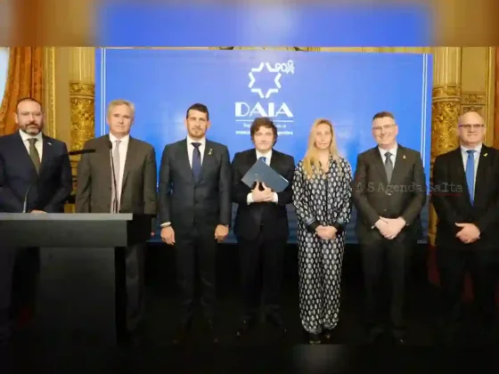 Milei se mostró con el canciller israelí y ratificó su apoyo: “Combatimos el terrorismo y el antisemitismo”