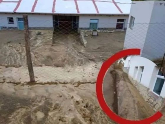 Un alud sorprendió a la escuela de Pascha y expuso graves fallas en un edificio construido hace apenas 10 años
