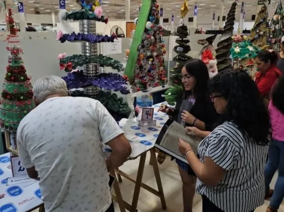 Palpitando la Navidad, se eligieron los tres mejores arbolitos