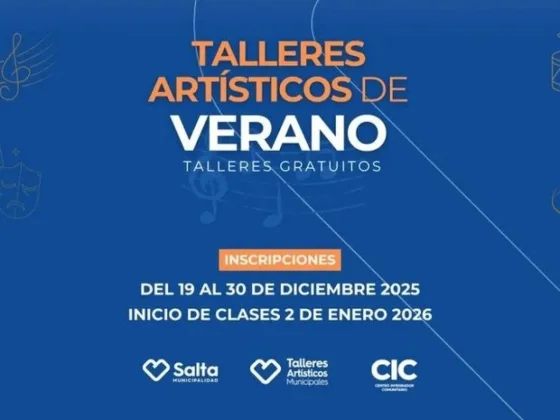 Se sumaron talleres artísticos de verano en los dispositivos municipales