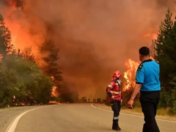 La lluvia trajo alivio tras días críticos de incendios en Chubut