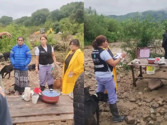 Desarrollo Social asiste a familias afectadas por las intensas lluvias en Vaqueros