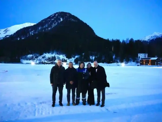 Javier Milei en su llegada a Davos: "Trajimos la batalla de la libertad"