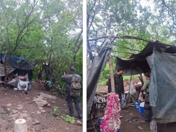 Desalojan a personas que ocupaban en forma indebida un sector del cerro San Bernardo