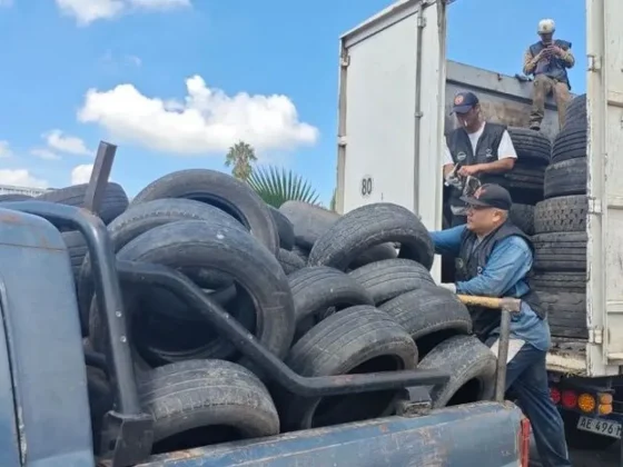 Hasta la fecha se lograron recolectar 1.700 toneladas de neumáticos fuera de uso