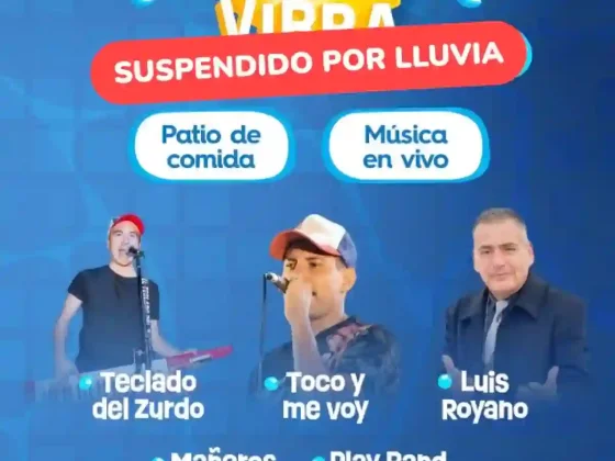 Se suspendió el Xamena Vibra por lluvia: será reprogramado