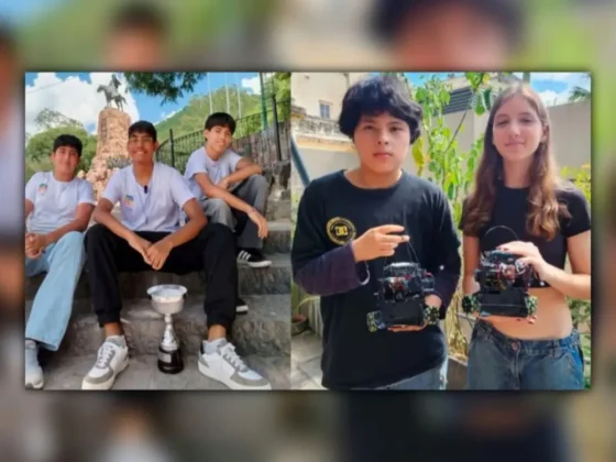 Jóvenes salteños llevan a Salta al Mundial de Robótica en Corea