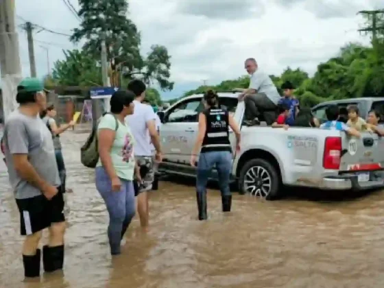 Inundación en Salta: hubo más de 200 evacuados en El Galpón