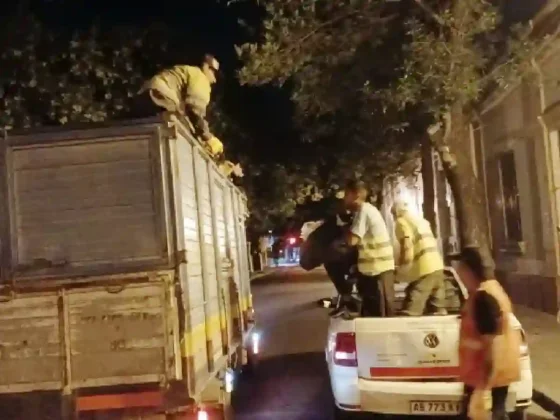 Se desplegó un amplio operativo de limpieza por el paro nacional