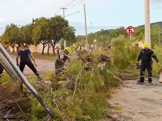 La Municipalidad intervino ayer en 54 incidentes por la lluvia