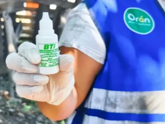 Salud refuerza el control del mosquito con la distribución de biolarvicida y capacitaciones en territorio