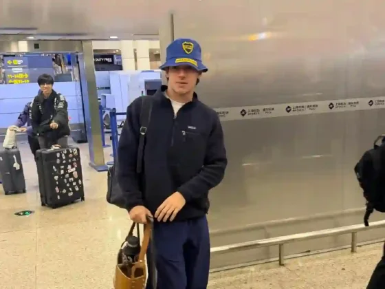 Franco Colapinto llegó a China, tras el debút en Australia