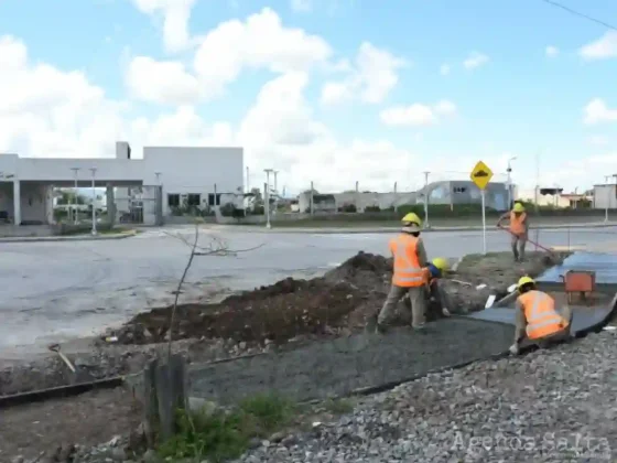 Con la construcción de una ciclovía comenzó la 2da etapa del Plan Vial Zona Sur
