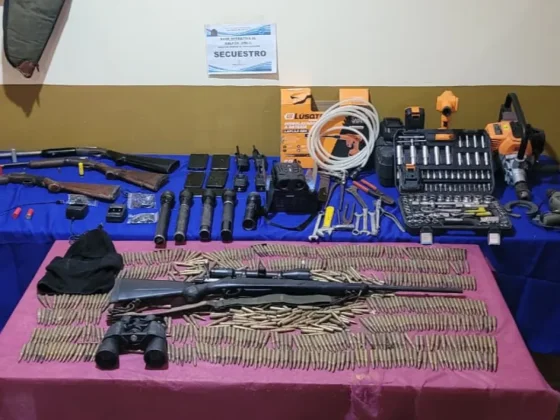 Golpe a una banda en El Galpón: seis detenidos tras allanamientos por robos en fincas