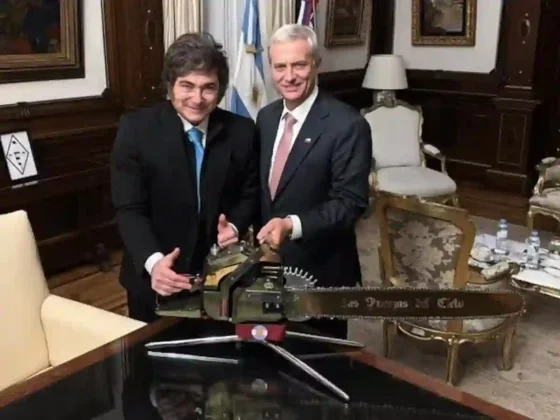 Milei recibe al presidente de Chile en la Casa Rosada