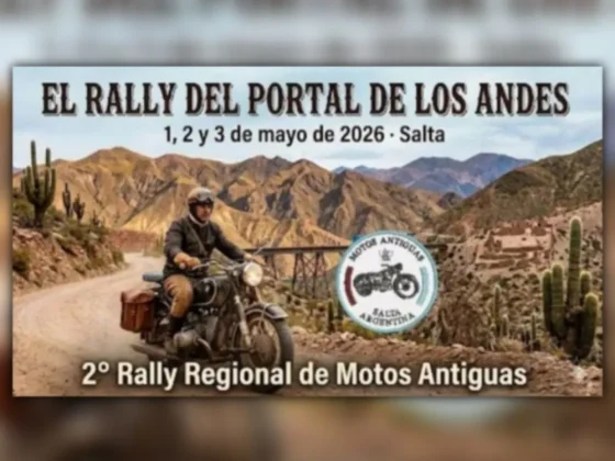 Llega a la ciudad el 2do Rally Regional de Motos Antiguas