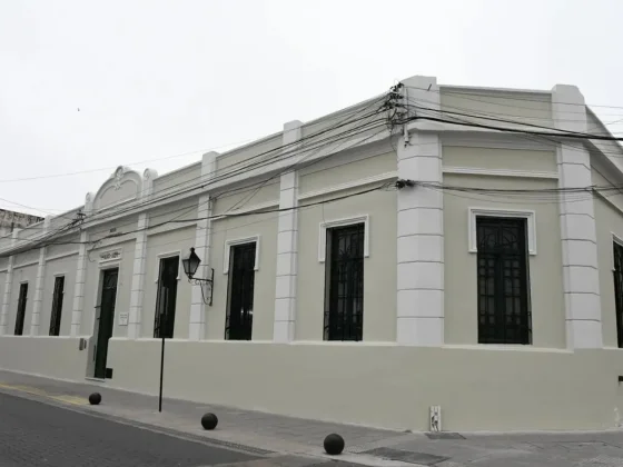 Finalizó la puesta en valor de la fachada del Hogar San Vicente de Paul