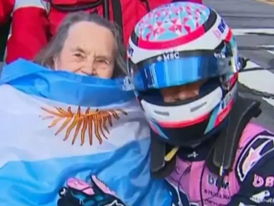 La emoción de Franco Colapinto por el apoyo de su abuela en la exhibición