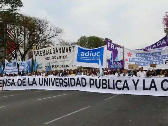 Cuarta Marcha Federal Universitaria contra el Gobierno