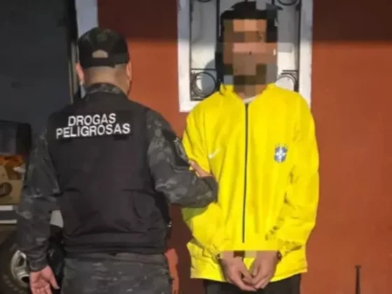 Denuncias Web: Detenido y secuestro de más de 2500 dosis de droga en Joaquín V. González