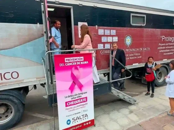 El móvil oncológico realizará mamografías gratuitas en el sur provincial