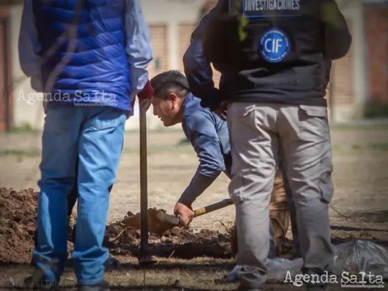 El CIF excavó en el barrio donde detuvieron a los hermanos Saavedra